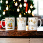 Gold Christmas Mug | Customisable Mugs