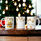 Gold Christmas Mug | Customisable Mugs