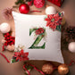 Christmas Pillowcase | Green Alphabet | Home Decor