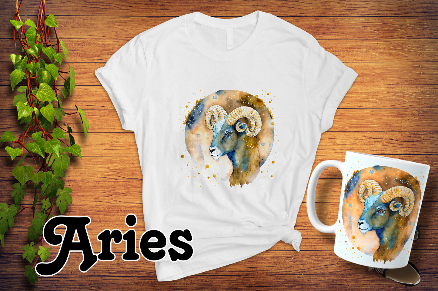 Zodiac Signs Shirt + Mug