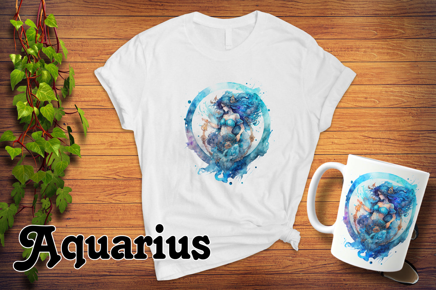 Zodiac Signs Shirt + Mug