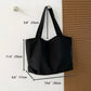 Black Ruby Bag with zipper closure