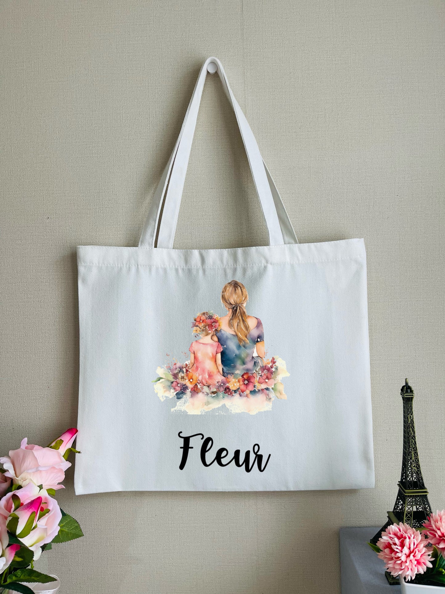 Floral Mom & Daughter Bag