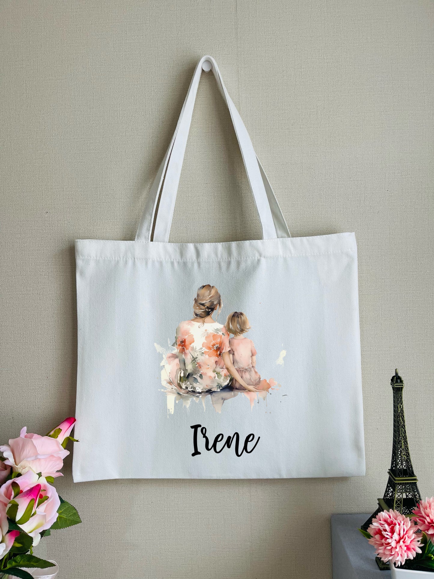 Floral Mom & Daughter Bag