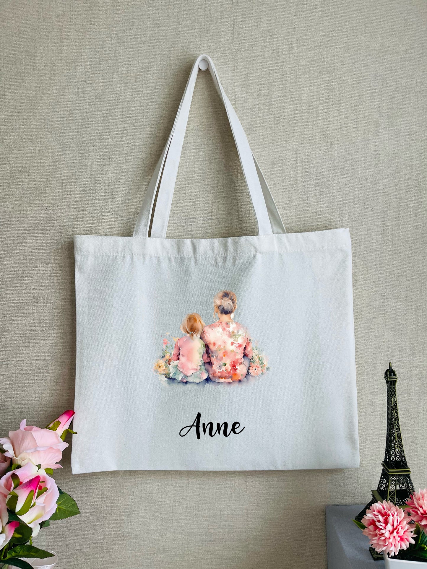 Floral Mom & Daughter Bag