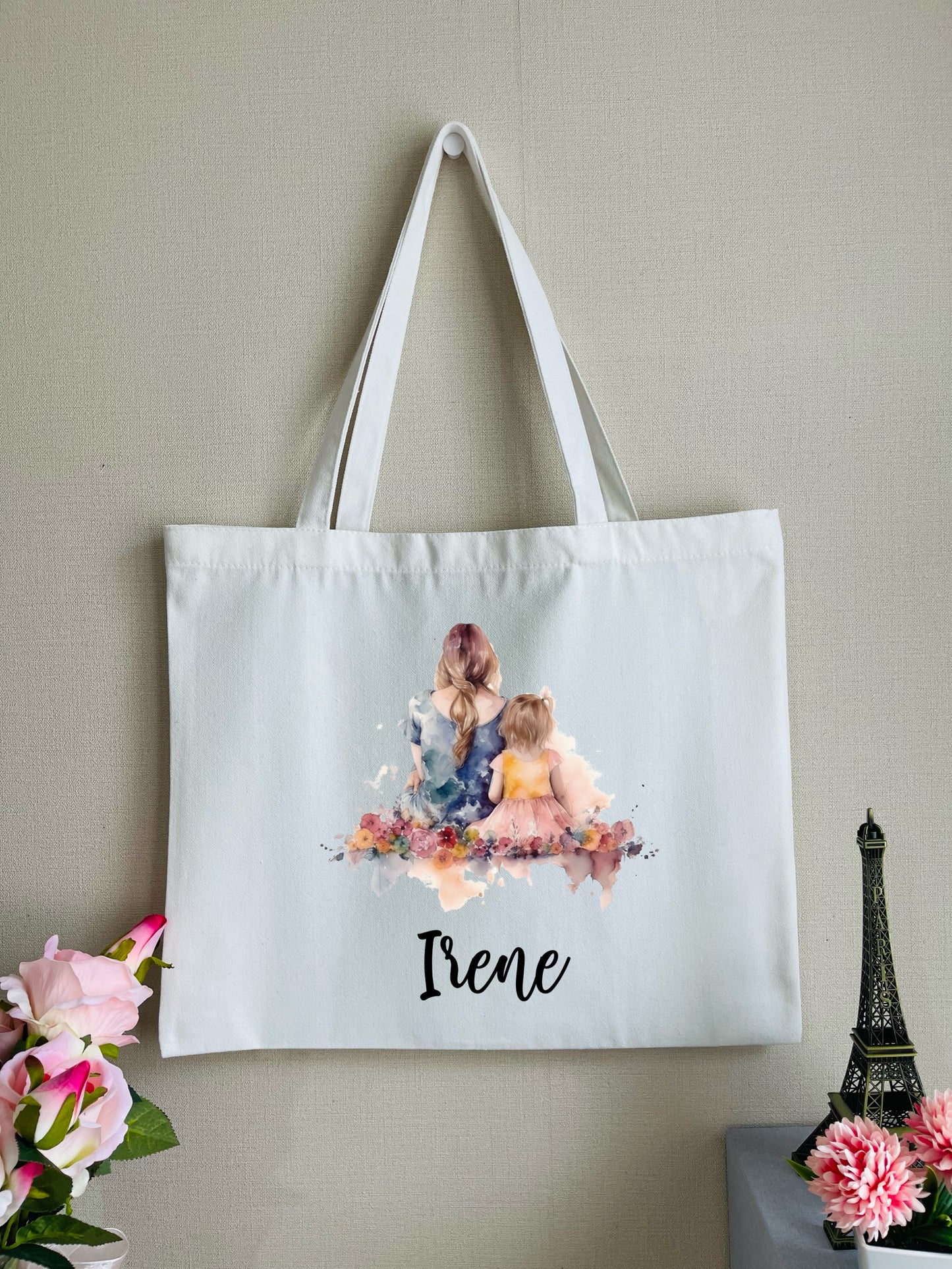 Floral Mom & Daughter Bag